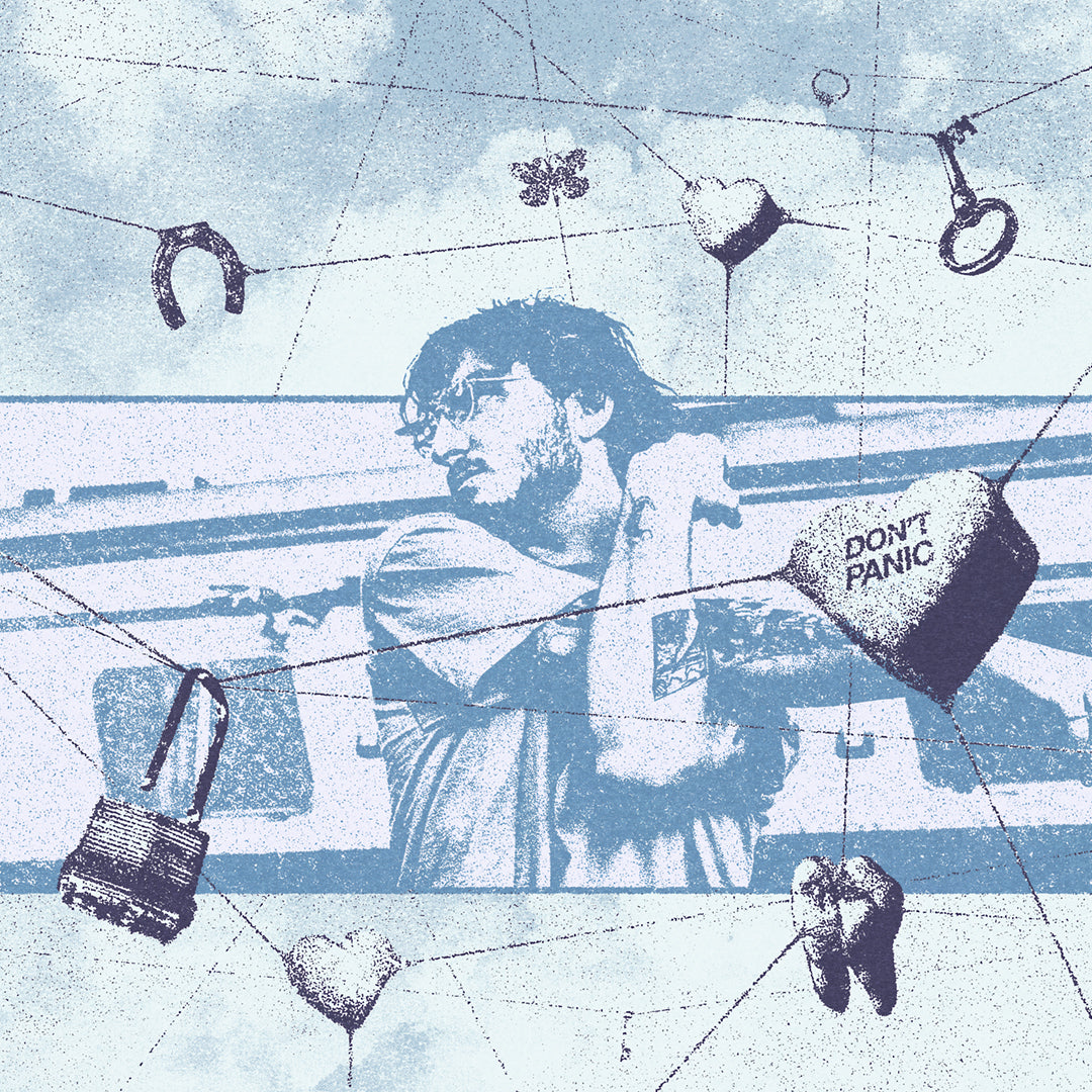 DON'T PANIC album art poster (signed)